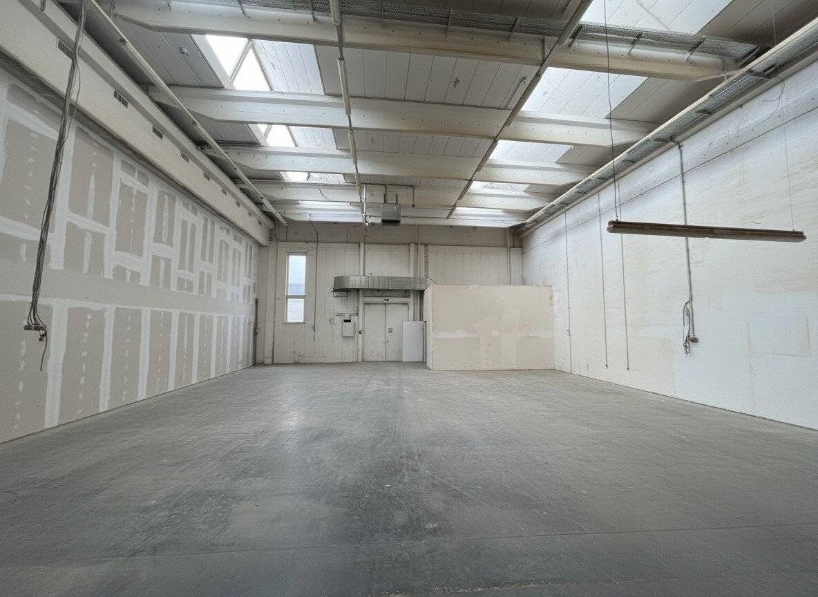 Gewerbepark Traiskirchen!  900 m² Halle mit Rampe und ebenerdiger Einfahrt für Gabelstapler! € 6,90 inkl allg. BK/m² netto!