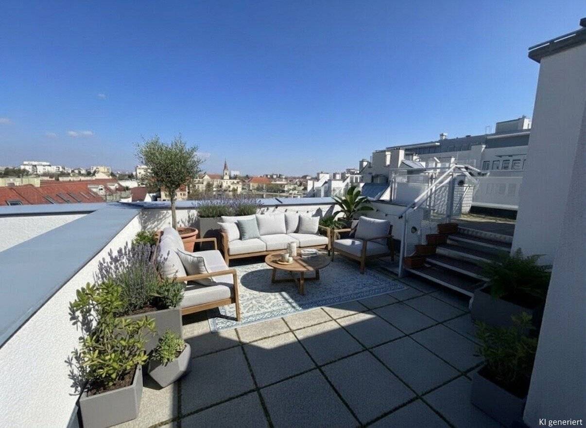 NEUER PREIS! Charmante Maisonette-Wohnung mit großer, sonniger Dachterrasse in Wiener Neudorf zum KAUF