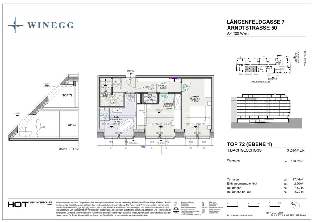 Duplex Terrace Apartment in Meidling