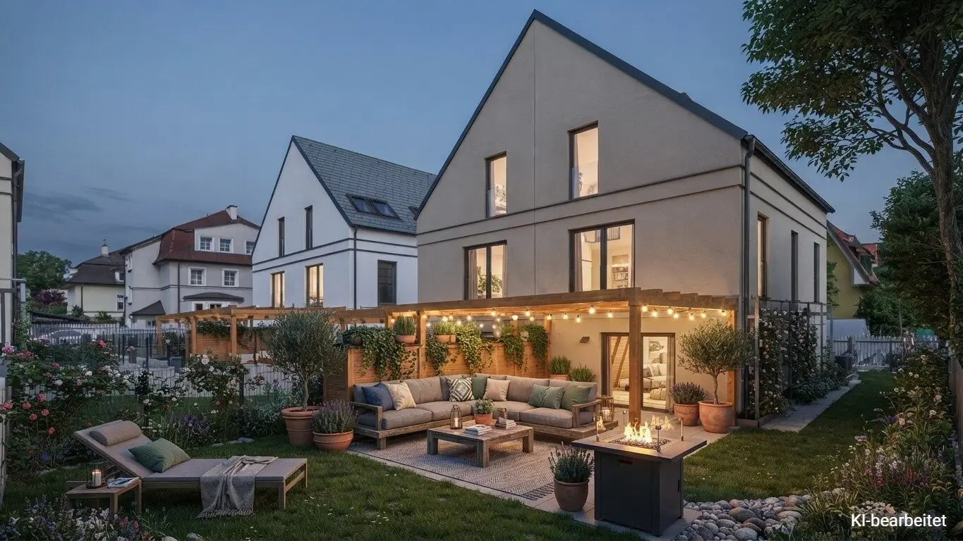 Exklusive Reihen- und Doppelhäuser am idyllischen Hunyadi Park mit Blick in den Park im ALTORT MARIA ENZERSDORF!