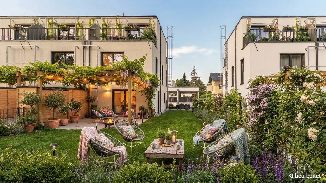SCHLÜSSELFERTIG! Exklusive Reihen- und Doppelhäuser am idyllischen Hunyadi Park mit Blick in den Park im ALTORT MARIA ENZERSDORF!