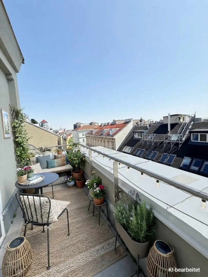 1080! 5 ZIMMER ! Schönes DG mit Balkon!