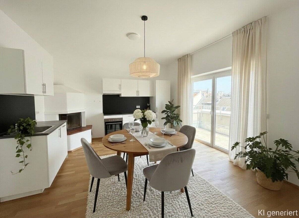 *NEUER PREIS!* 1080! 5 ZIMMER ! Schönes und frisch saniertes DG mit Balkon!