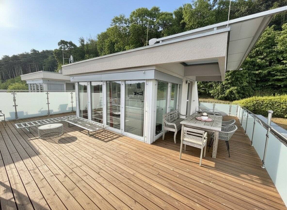180 Grad Blick über die Hinterbrühl! 4-Zimmer DG Maisonette mit GROSSEN Sonnenterrassen und einem Garten!