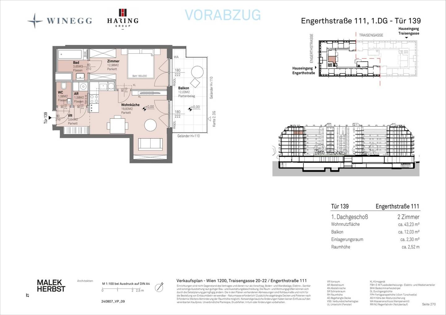 Wohnung mit Donaublick Neubau Erstbezug