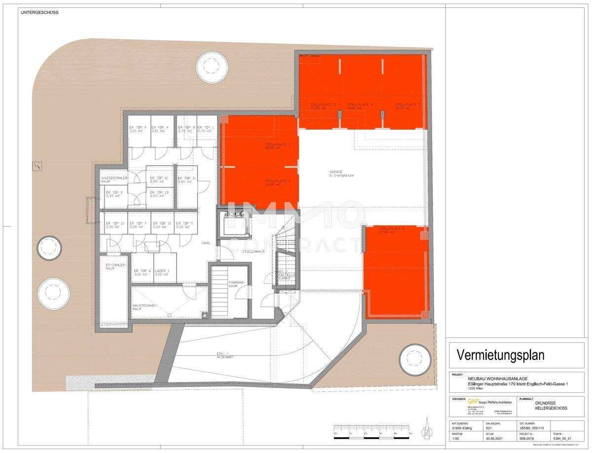 Einzelstellplatz in 1220, Eßlinger Hauptstraße 170