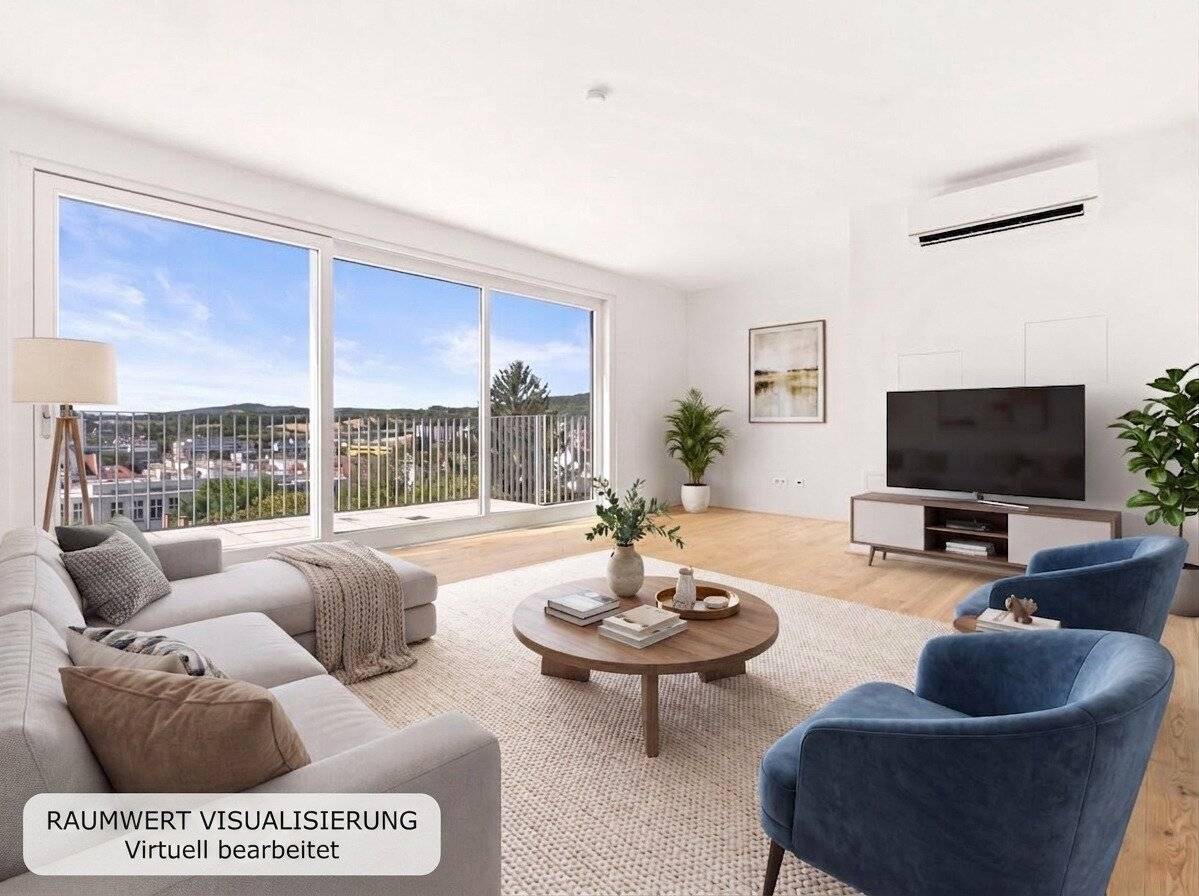 EXKLUSIVES PENTHOUSE | Lift direkt in die Wohnung | 360° Dachterrasse mit Wienblick | 4 bis 5 Zimmer | Doppelgarage | Klimaaktiv Gold | Provisionsfrei