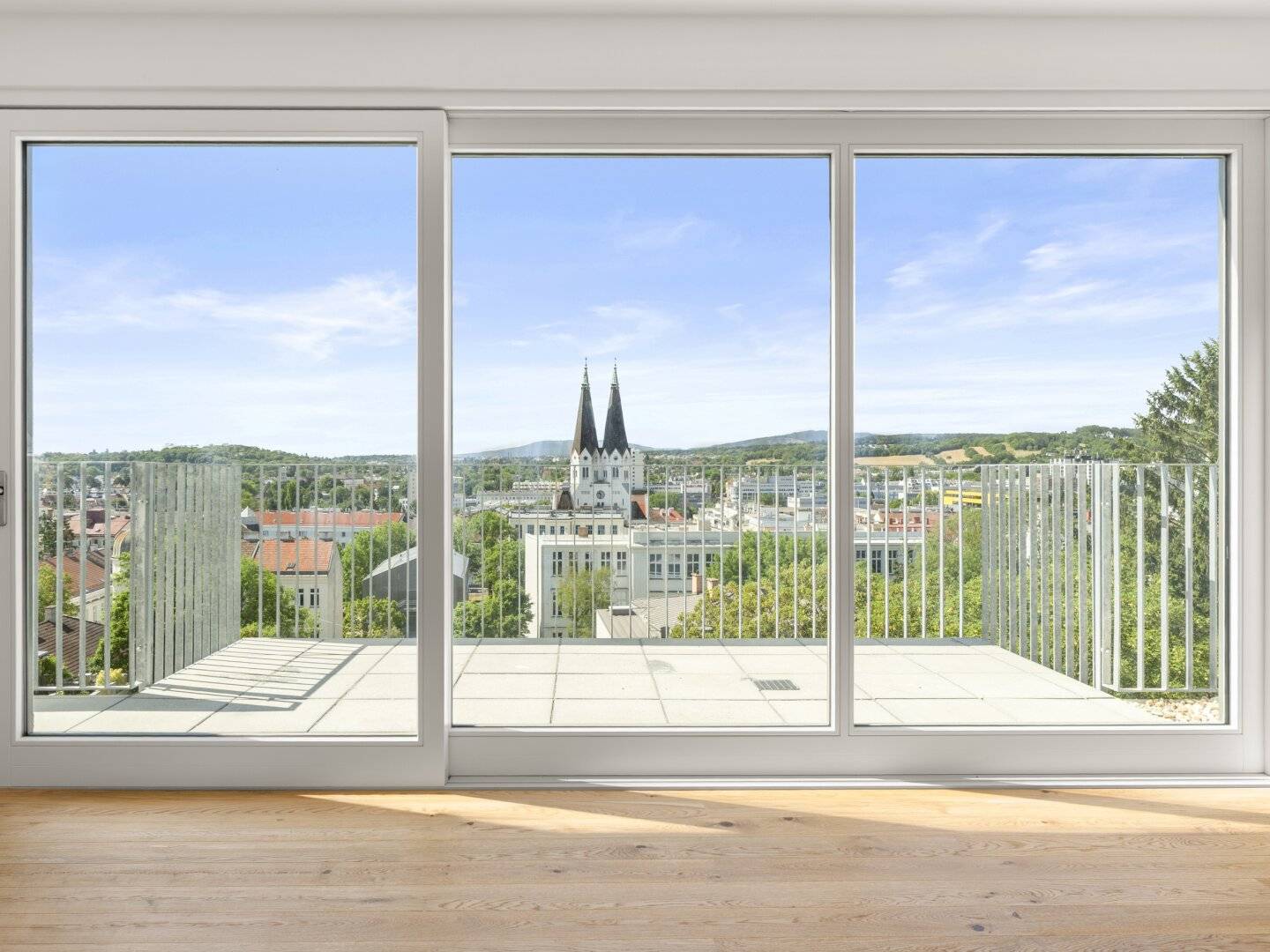 EXKLUSIVES PENTHOUSE | Lift direkt in die Wohnung | 360° Dachterrasse mit Wienblick | 4 bis 5 Zimmer | Doppelgarage | Klimaaktiv Gold | Provisionsfrei