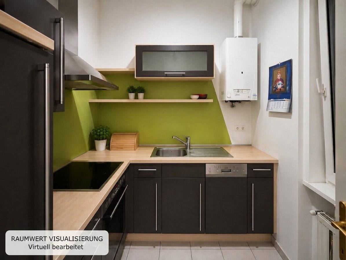 WOHNEN mit ALTBAUFLAIR | 2 Zimmer | ca. 53 m² | Einbauküche | Zentrale Lage
