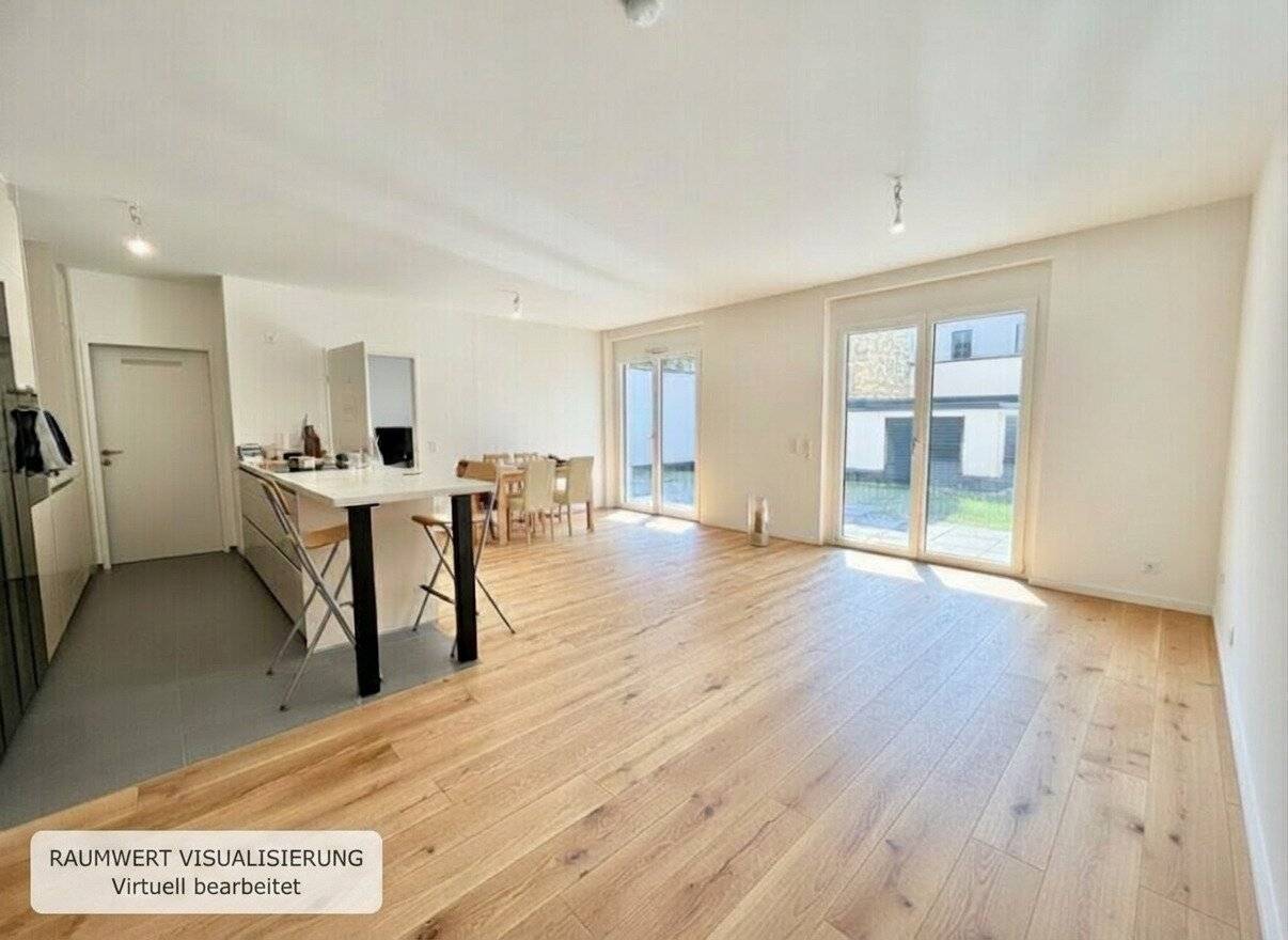 GARTENHIT in Korneuburg | 4 Zimmer Neubauwohnung mit 96 m² Garten | 29 m² Terrasse | 128 m² gew. WNFL | Fußbodenheizung | Parkplatz optional