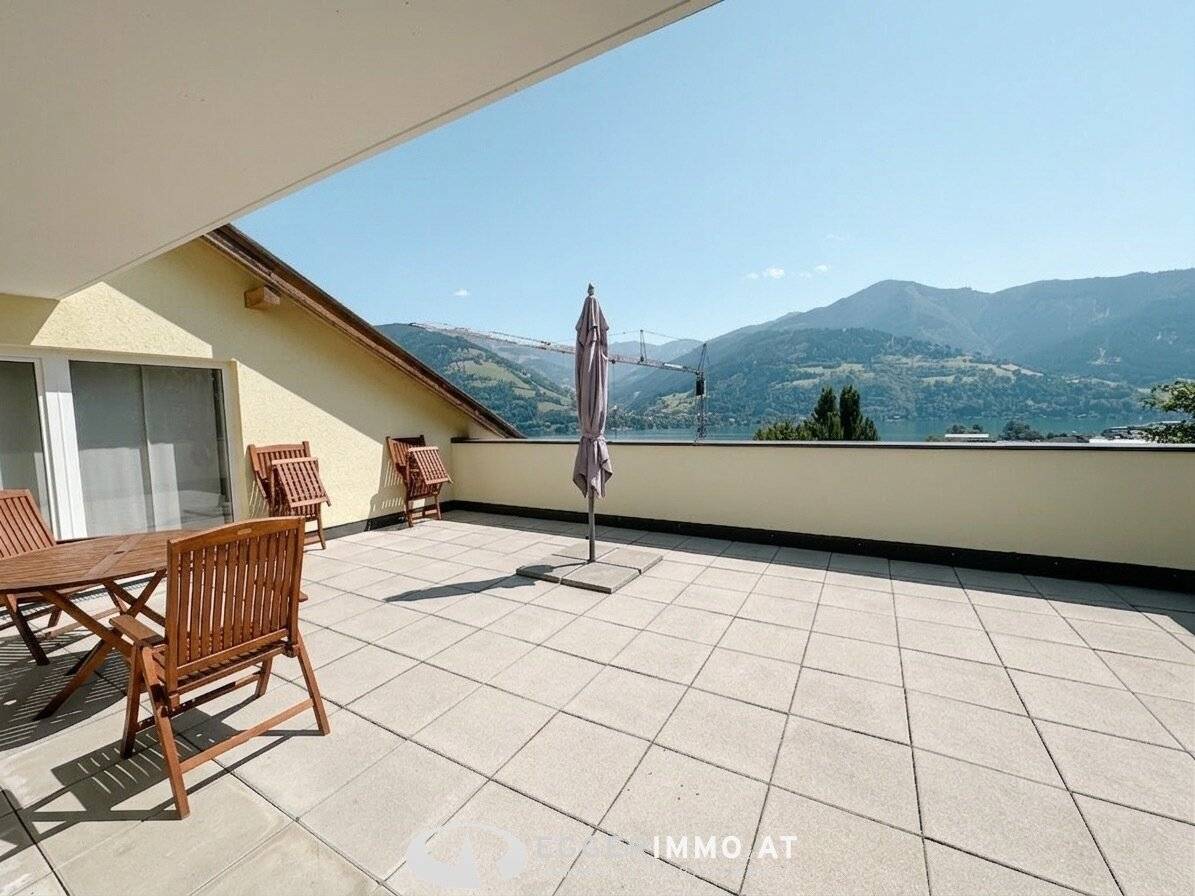 Top ausgestattete 3-Zi-Wohnung mit Seeblick in Zell am See zu vermieten | große Terrasse | Carport