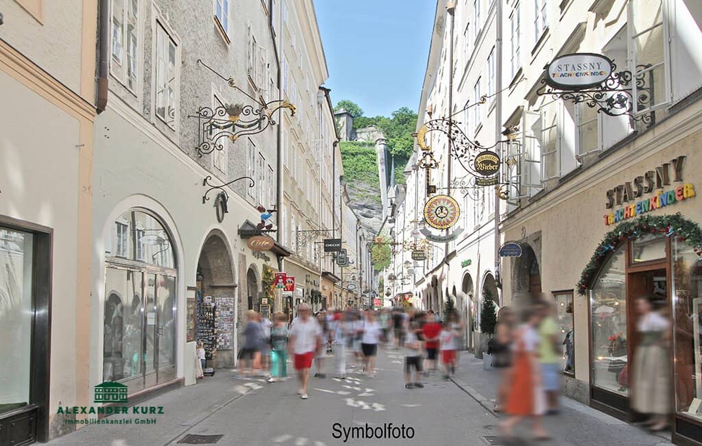 Attraktives Geschäftslokal bei Getreidegasse