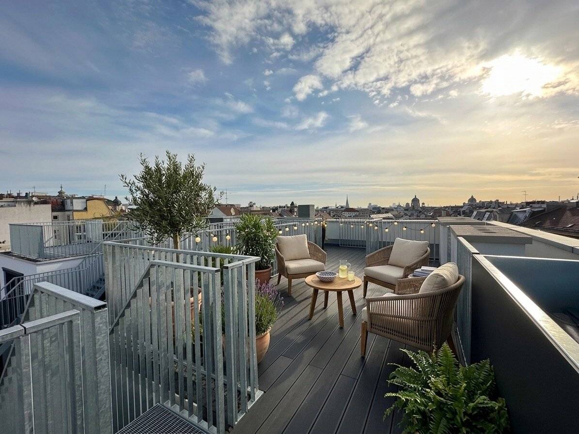 Exklusiver 3-Zimmer Dachterrassen-Traum in 1070 Wien