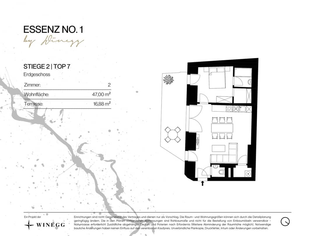 Terrassenwohnung Kettenbrückengasse