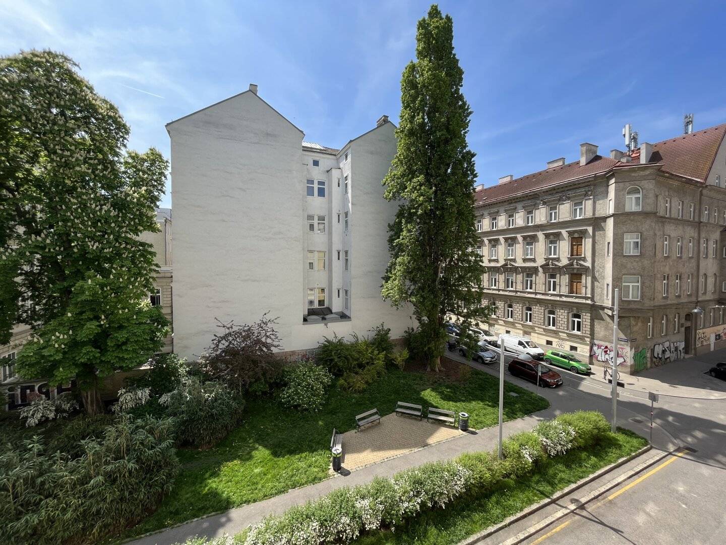 Parkblick! Helle Wohnung nahe U2/U4 Schottenring und U2 Taborstraße