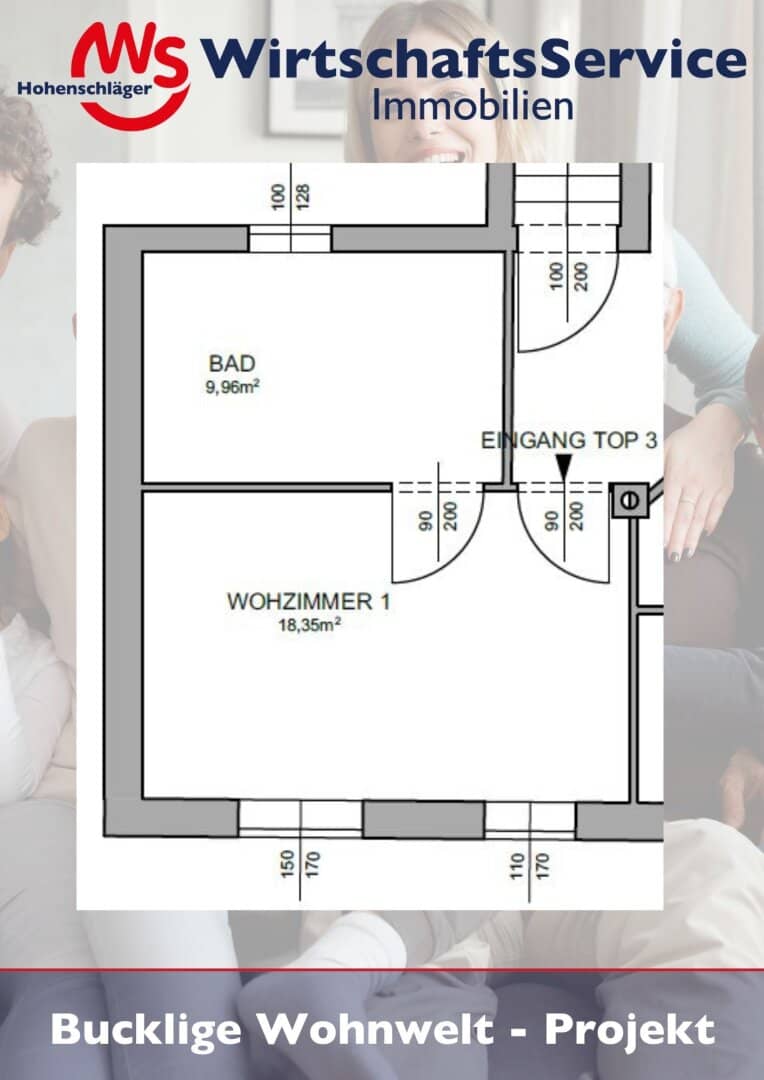 2811 Wiesmath - Perfekt für Singles, als Zweitwohnsitz oder als Anlegerwohnung - Wohnung mit 28 m² (Top 3) in Wiesmath
