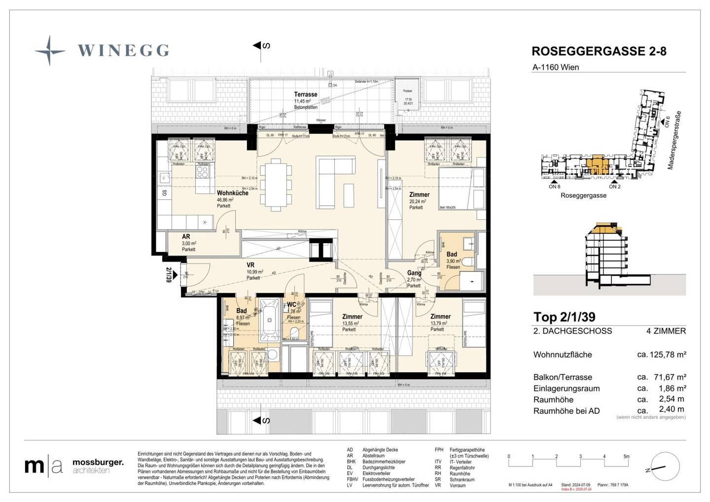 Dachgeschosswohnung Weitblick Innenhof Ruheoase