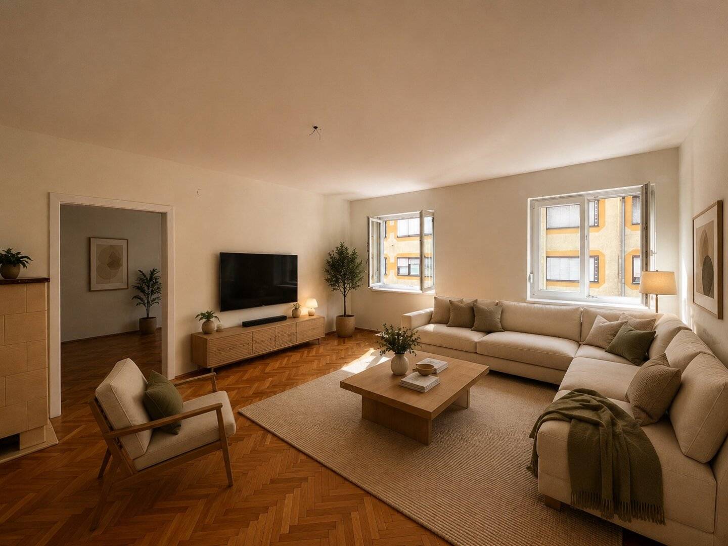 Helle 3-Zimmer-Wohnung mit Balkon mit Blick ins Grüne im hippen Grazer Bezirk Lend