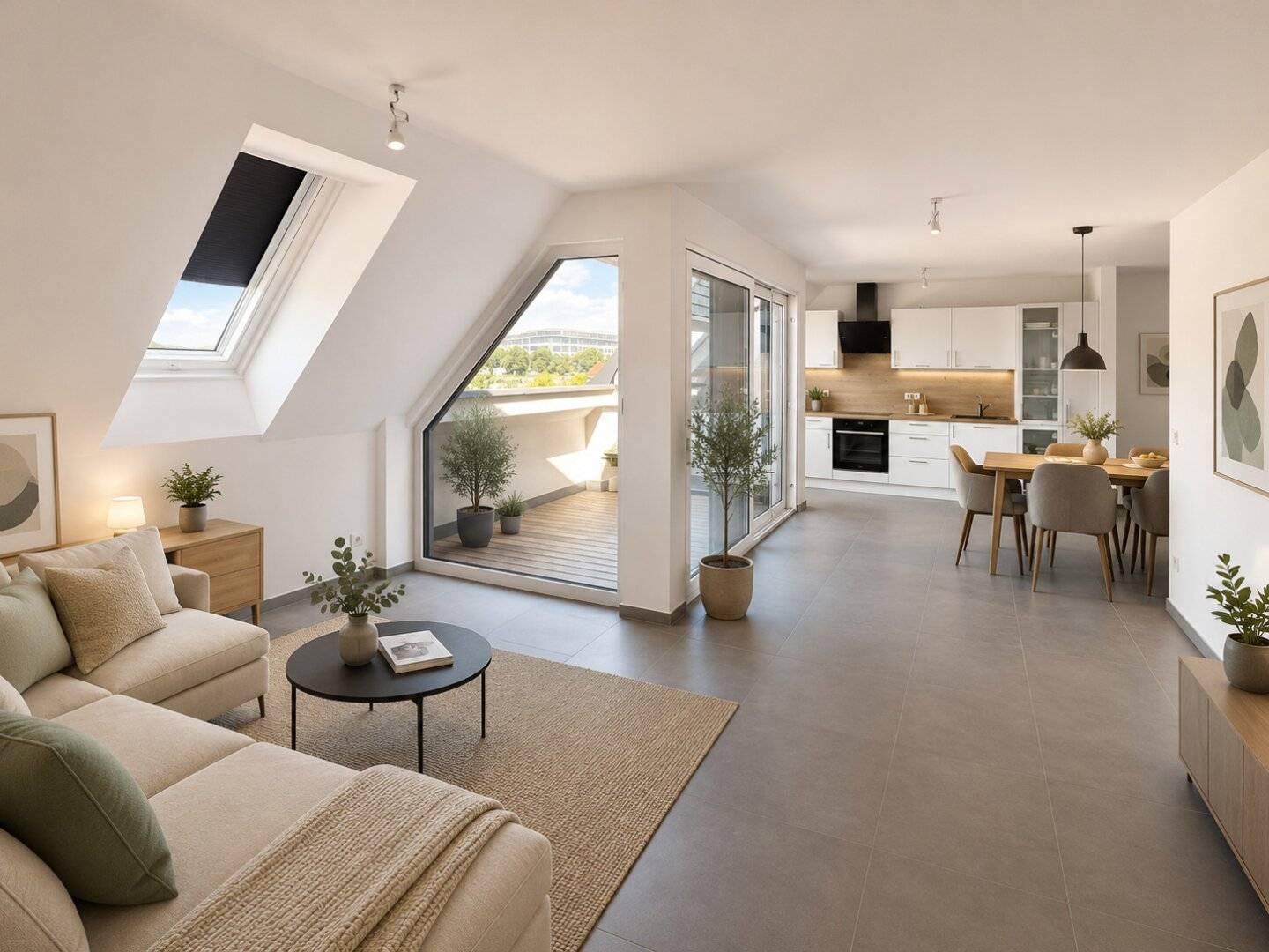 KLIMAANLAGE | TG-PARKPLATZ | 76M2 | 2 SCHLAFZIMMER