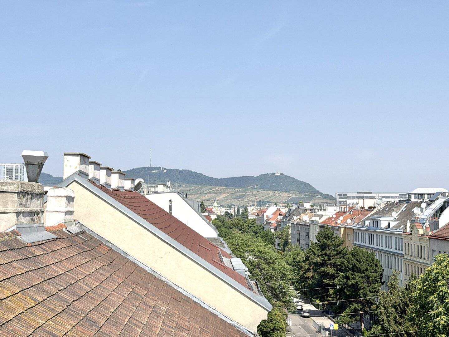 Terrassentraum mit Blick auf den Kahlenberg - 2-Zimmer-Mietwohnung in Top-Lage zwischen U1 Vorgartenstraße & U6 Handelskai