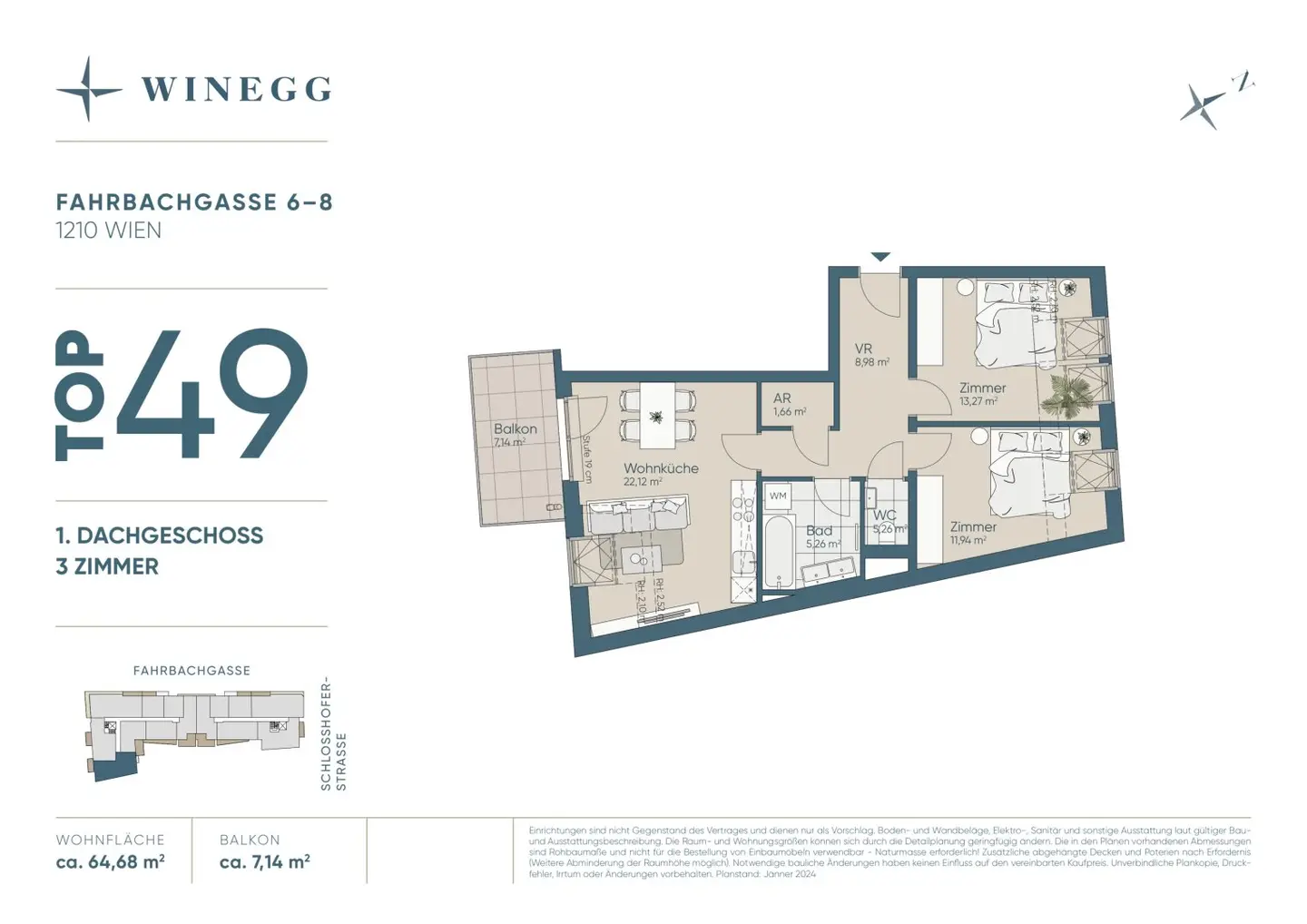 Neubau-Highlight mit Klimaanlage | zukunftsorientierte Dachgeschoss Wohnung aus hochwertigen Materialien