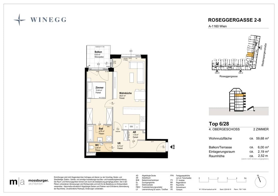 Wohnung mit Innenhof Ruheoase Wilhelminenberg