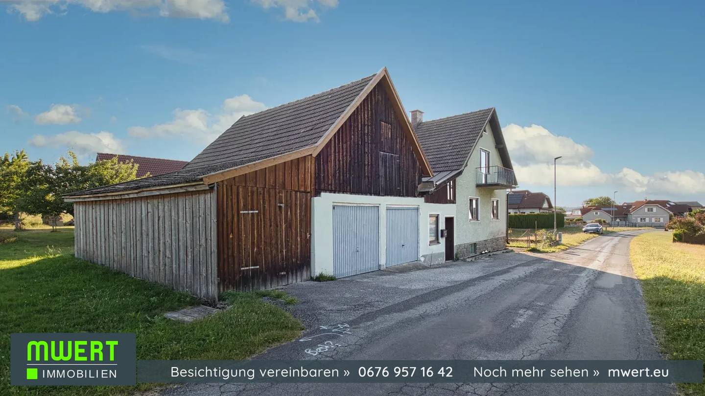Einfamilienhaus in Ruhelage am Ortsrand