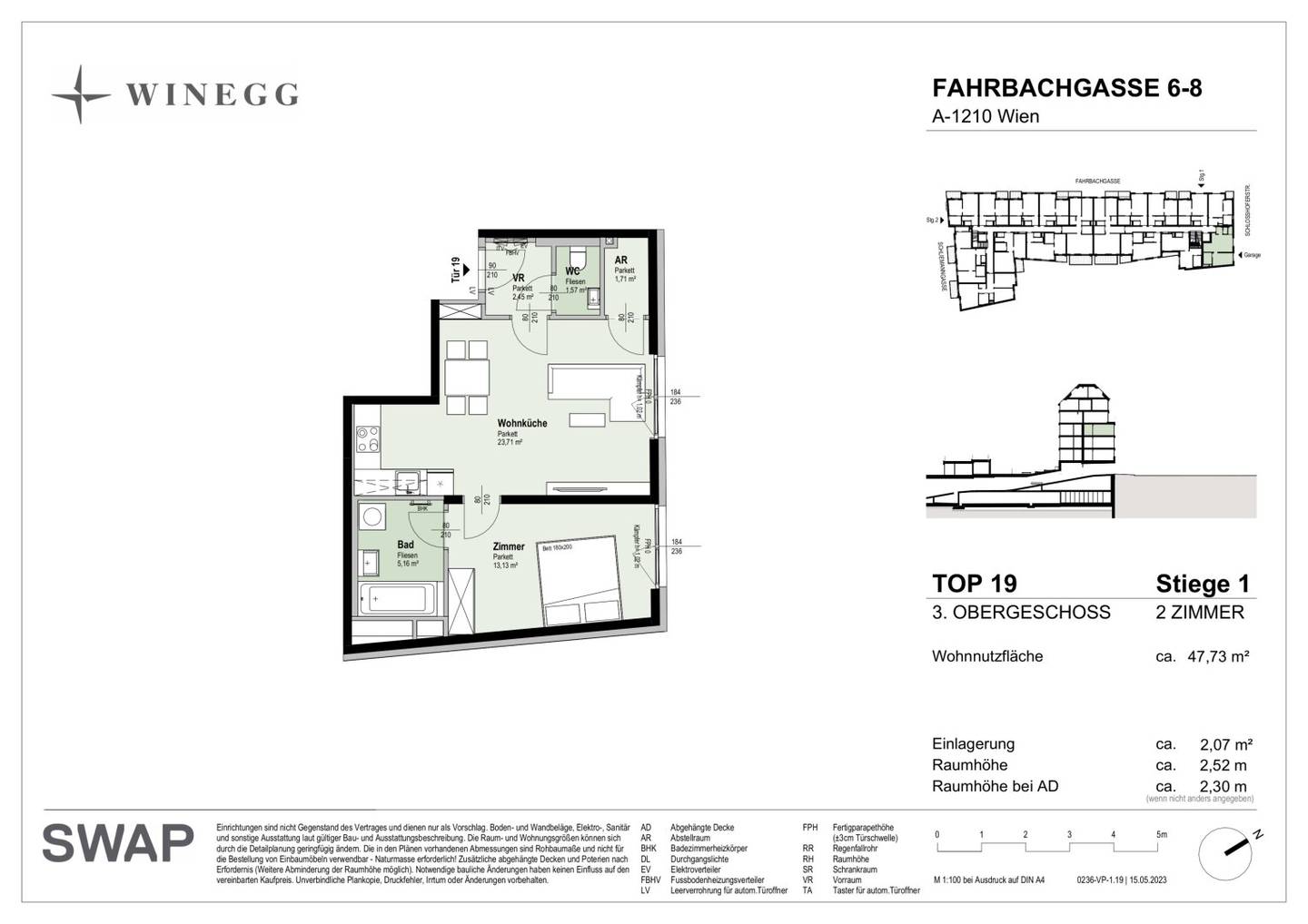 Two room investor apartment with 47 m² perfect layout strong rental potential