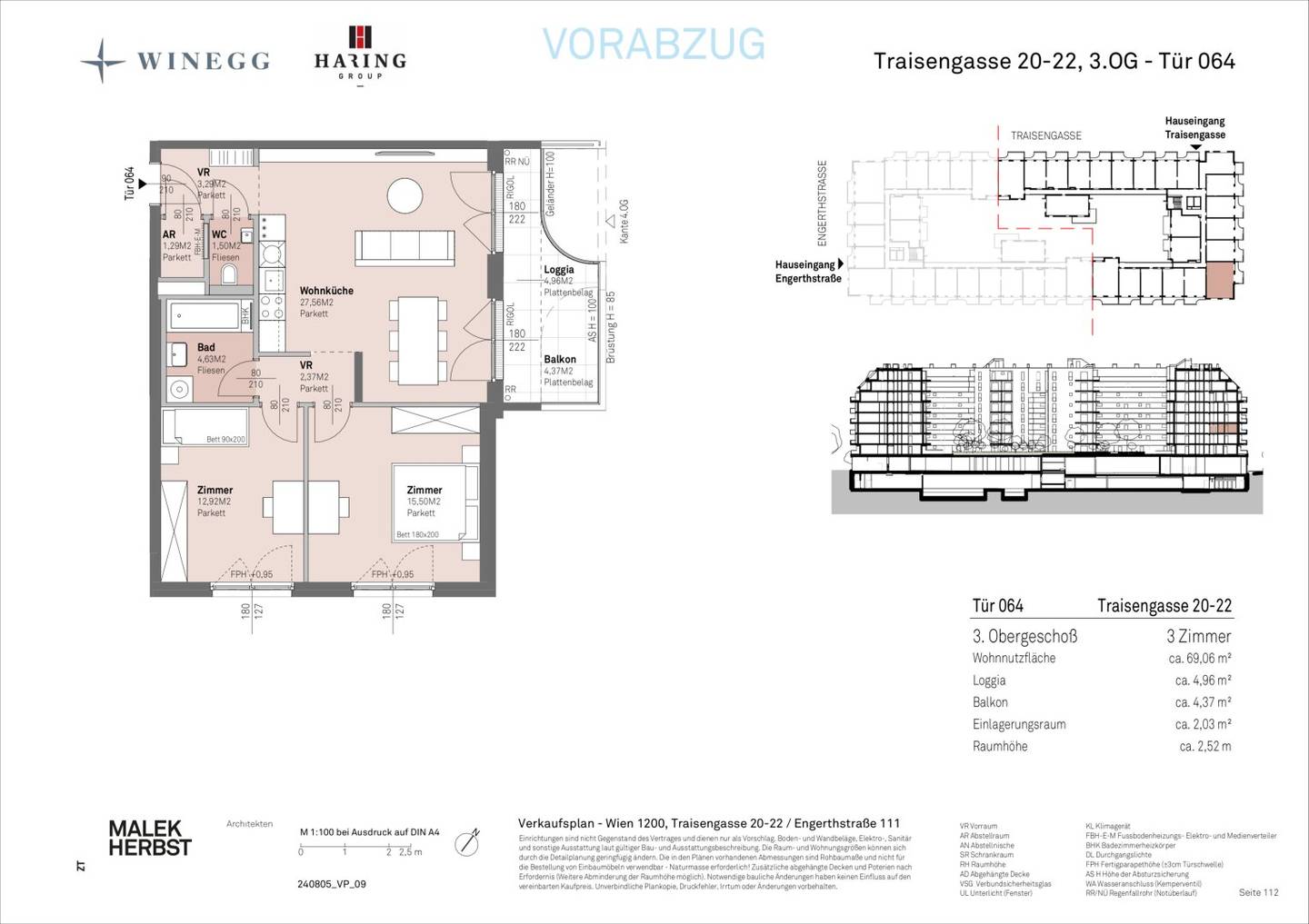 Neubauwohnung Erstbezug mit Donaublick