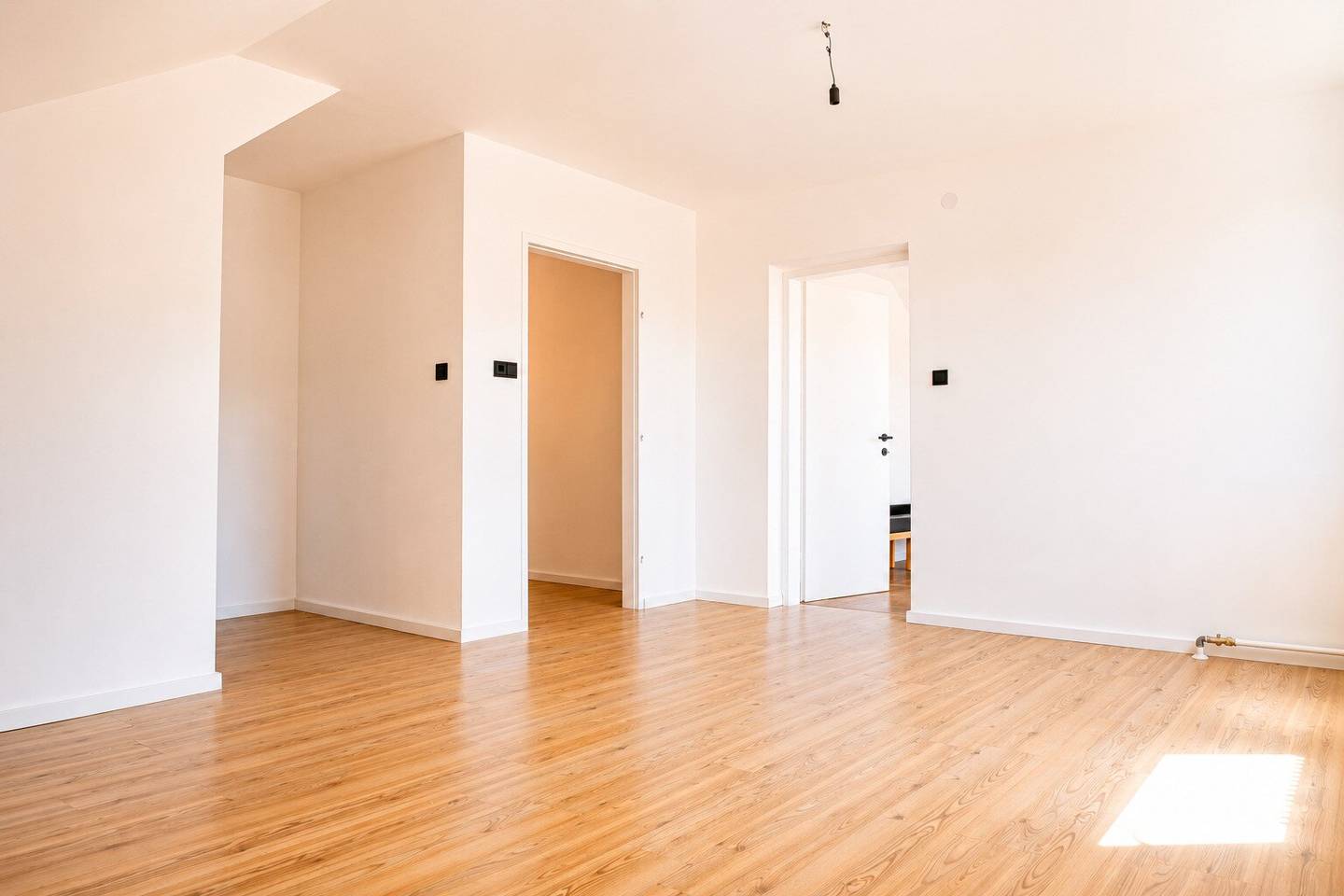 Compact living, central living – Attic apartment with a view