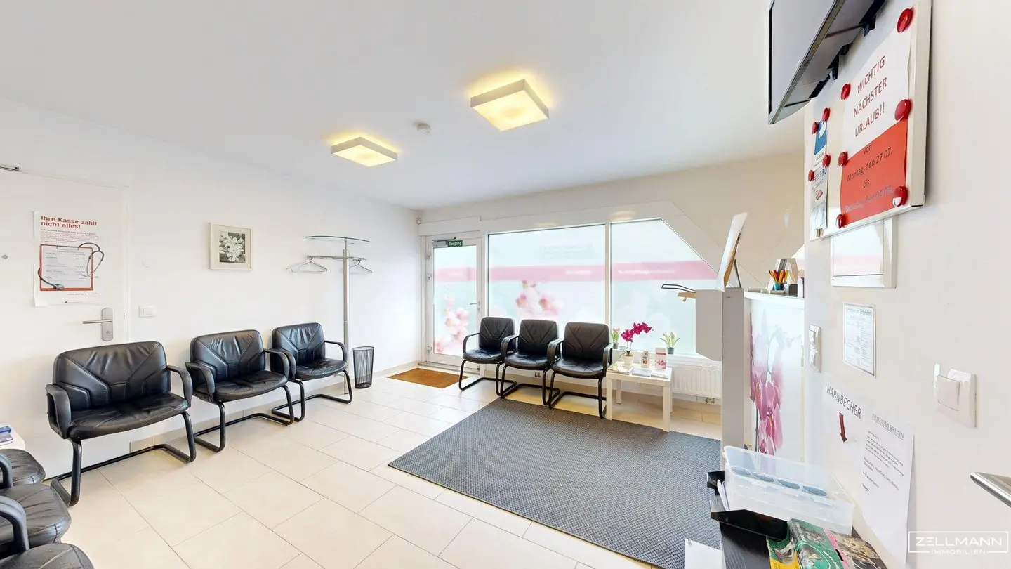 MAUER | MODERN MEDICAL PRACTICE · OFFICE · PRACTICE OR APARTMENT – FLEXIBLE USE NEAR MAURER HAUPTPLATZ | ZELLMANN IMMOBILIEN