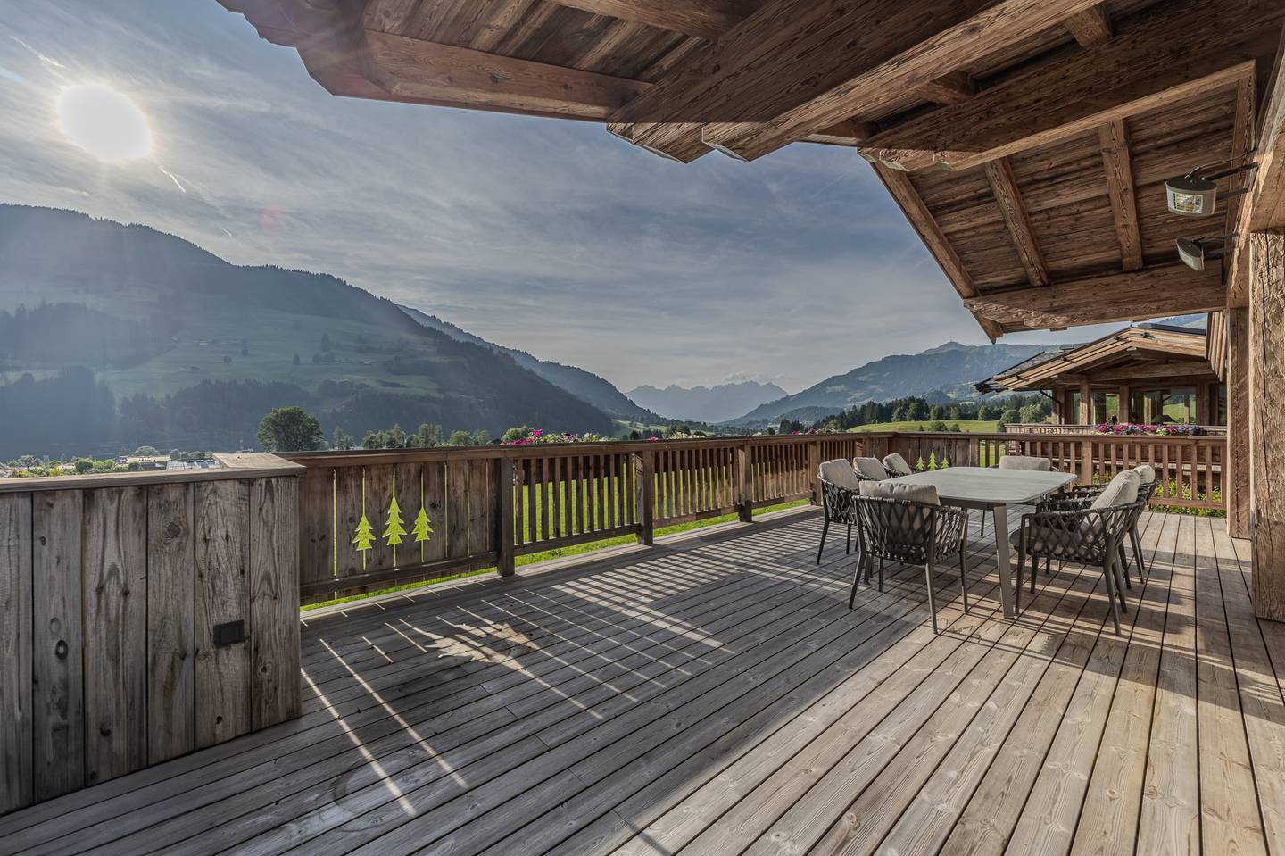 Sonnige Familienwohnung mit Sauna und Kaiserblick