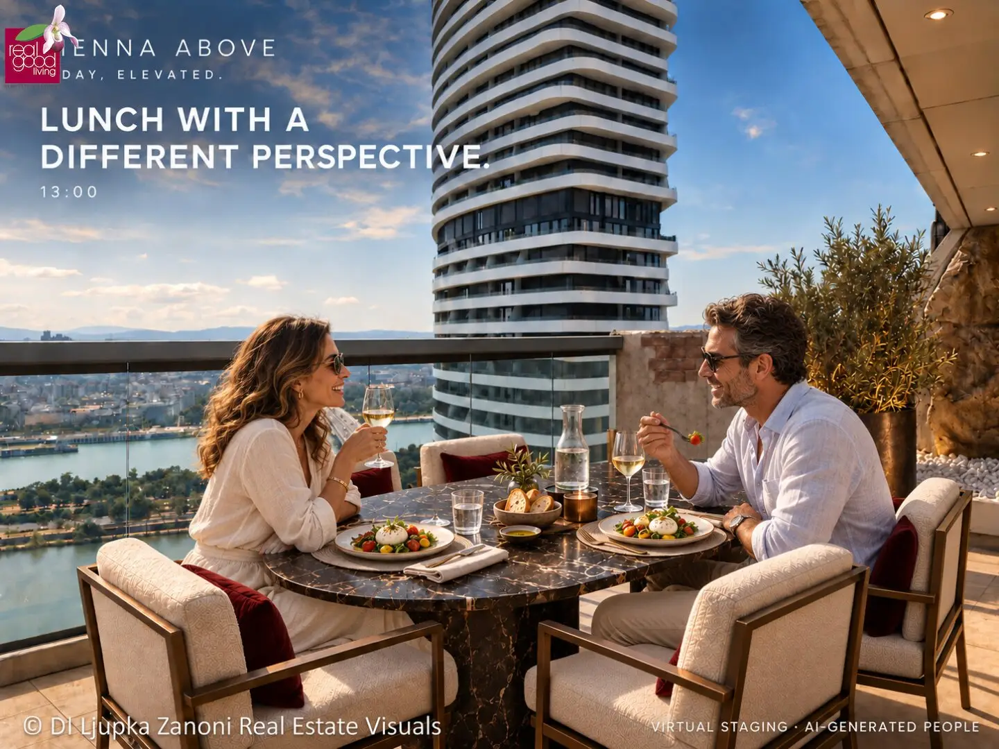 VIENNA ABOVE – HIGH-RISE NEW DANUBE SKY PENTHOUSE