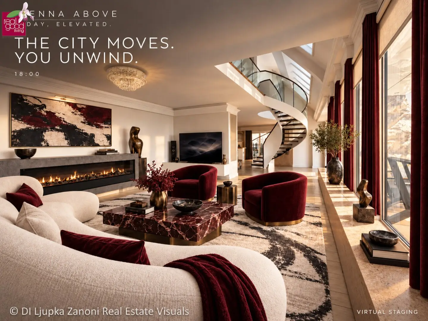 VIENNA ABOVE – HIGH-RISE NEW DANUBE SKY PENTHOUSE