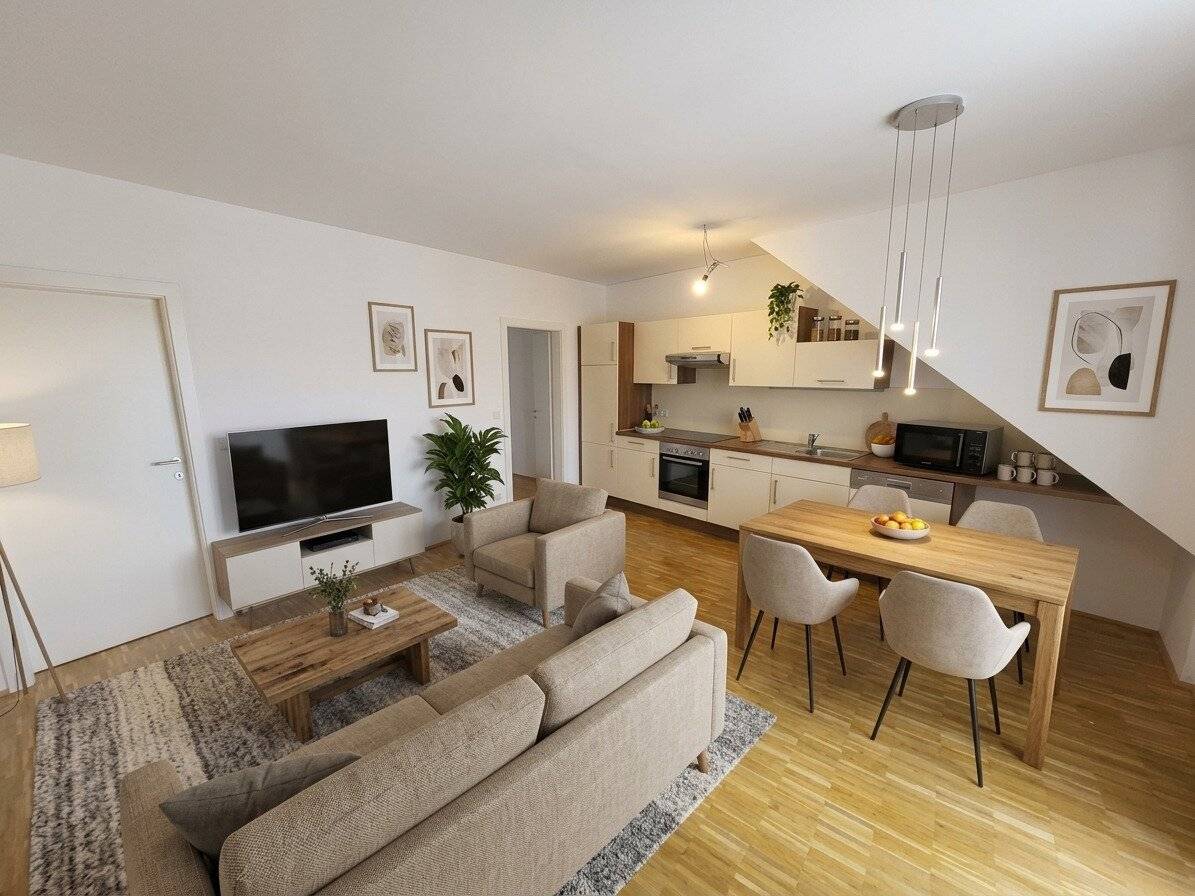 Moderne 3-Zi-Dachgeschoßwohnung mit Terrasse ruhiger Lage Graz Lend!