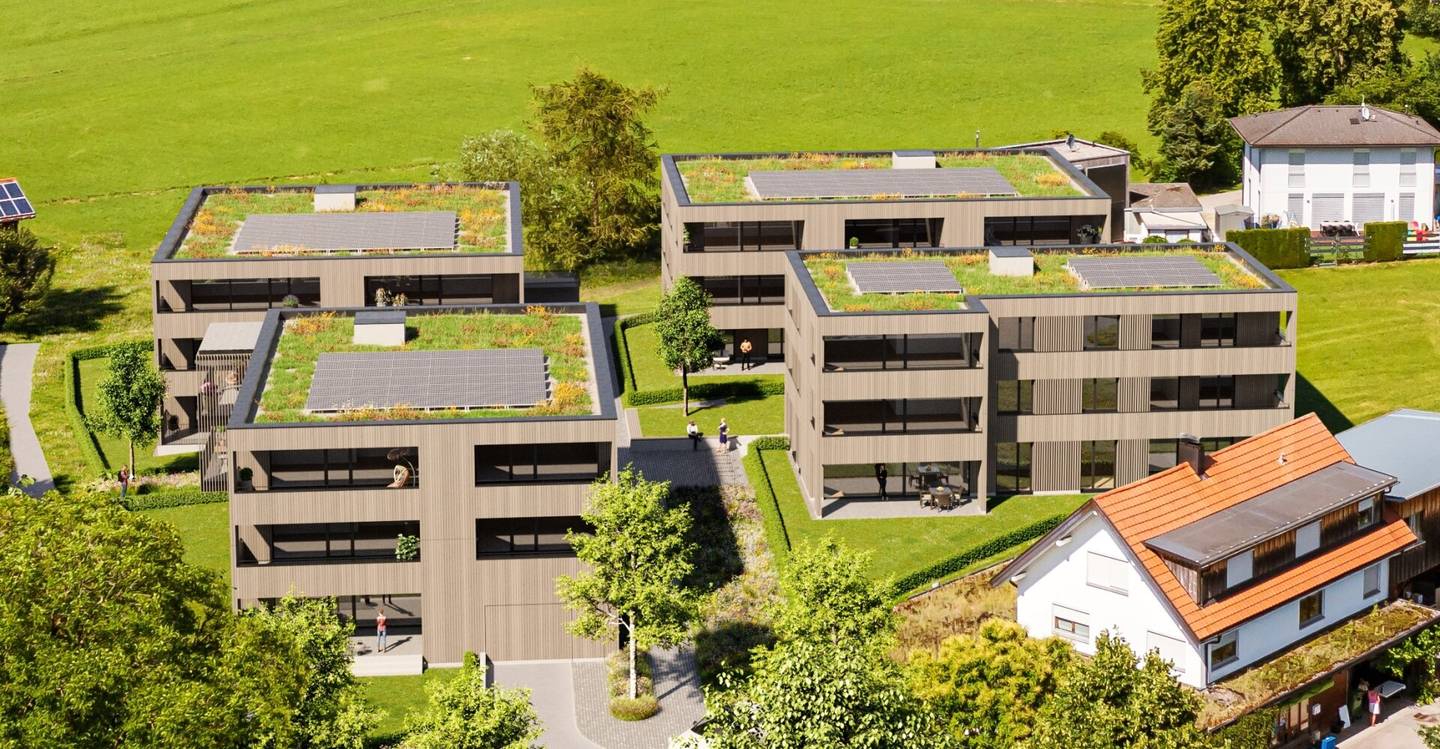 New build: Exclusive living in attractive location – modern 3-room rental apartment with garden in Hörbranz