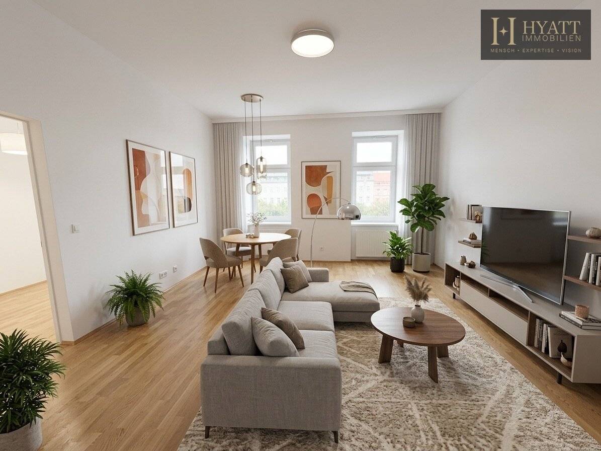 Urban living, surprisingly quiet life – stylishly renovated historic building with elevator, outdoor spaces and modern energy technology