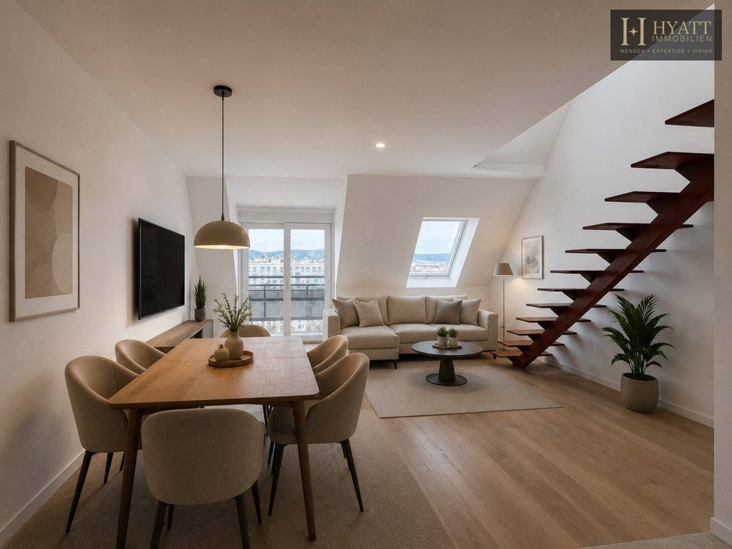 Urban living, surprisingly quiet life – stylishly renovated old building with elevator, outdoor areas and modern energy technology