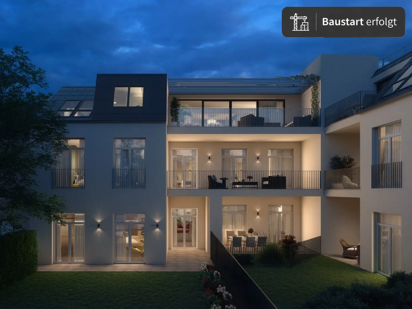 RKG26 – Elegant garden apartment with 3 rooms and sunny terrace