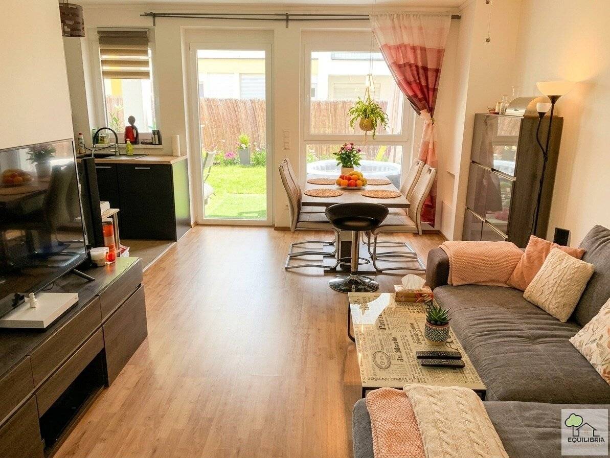 LUST AUF GARTEN?  3-ZIMMER-GARTENWOHNUNG MIT GARAGE IN UNTERWALTERSDORF