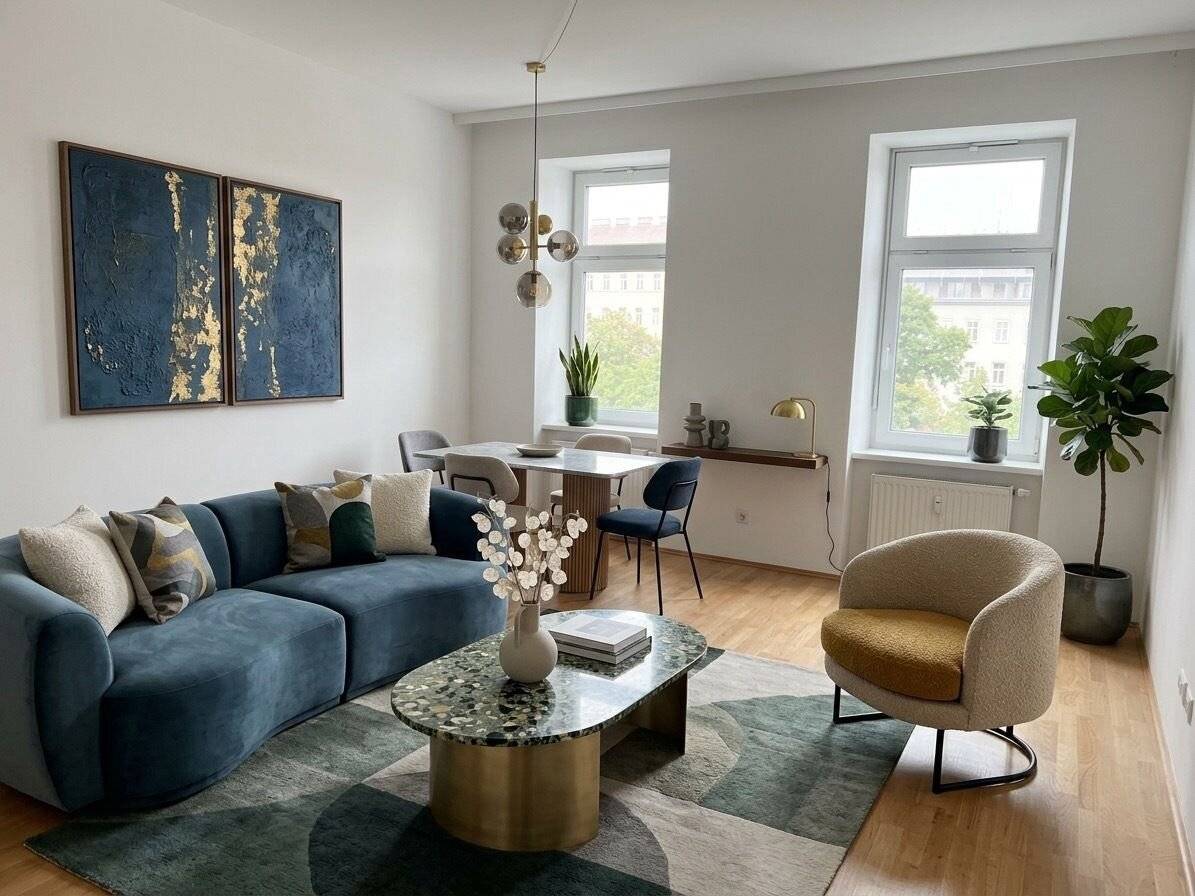 Gürtel reinterpreted – residential project of the highest class: high-quality renovated old building charm – state-of-the-art equipment &amp; perfect room layout