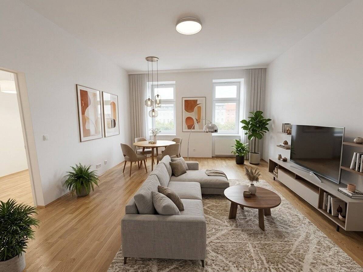 Gürtel reinterpreted – a top-class residential project with distant view: Urban, Central, Sustainable // Old building ceiling height meets smart layout