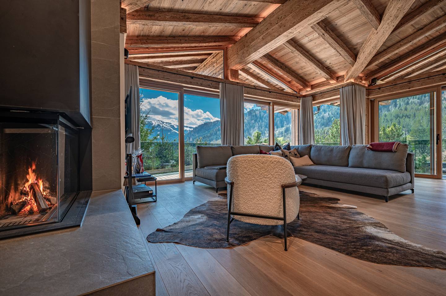 Ferienwohnung im Chalet mit Sauna und großer Terrasse