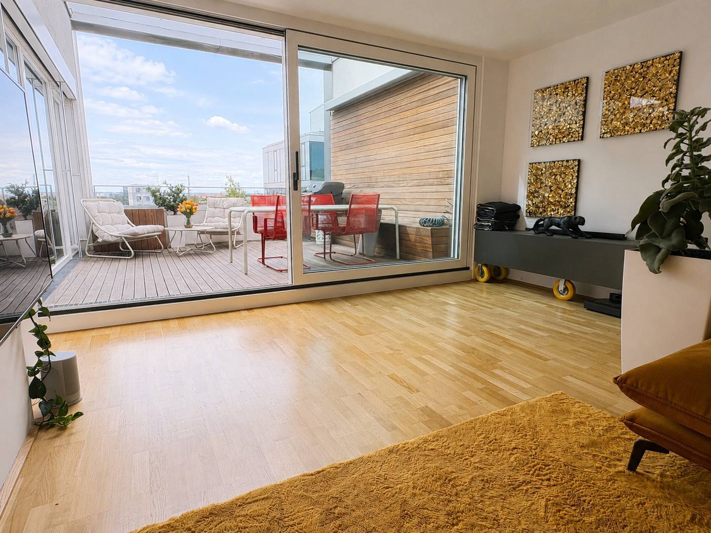Maisonettewohnung an der Donau mit Dachterrasse