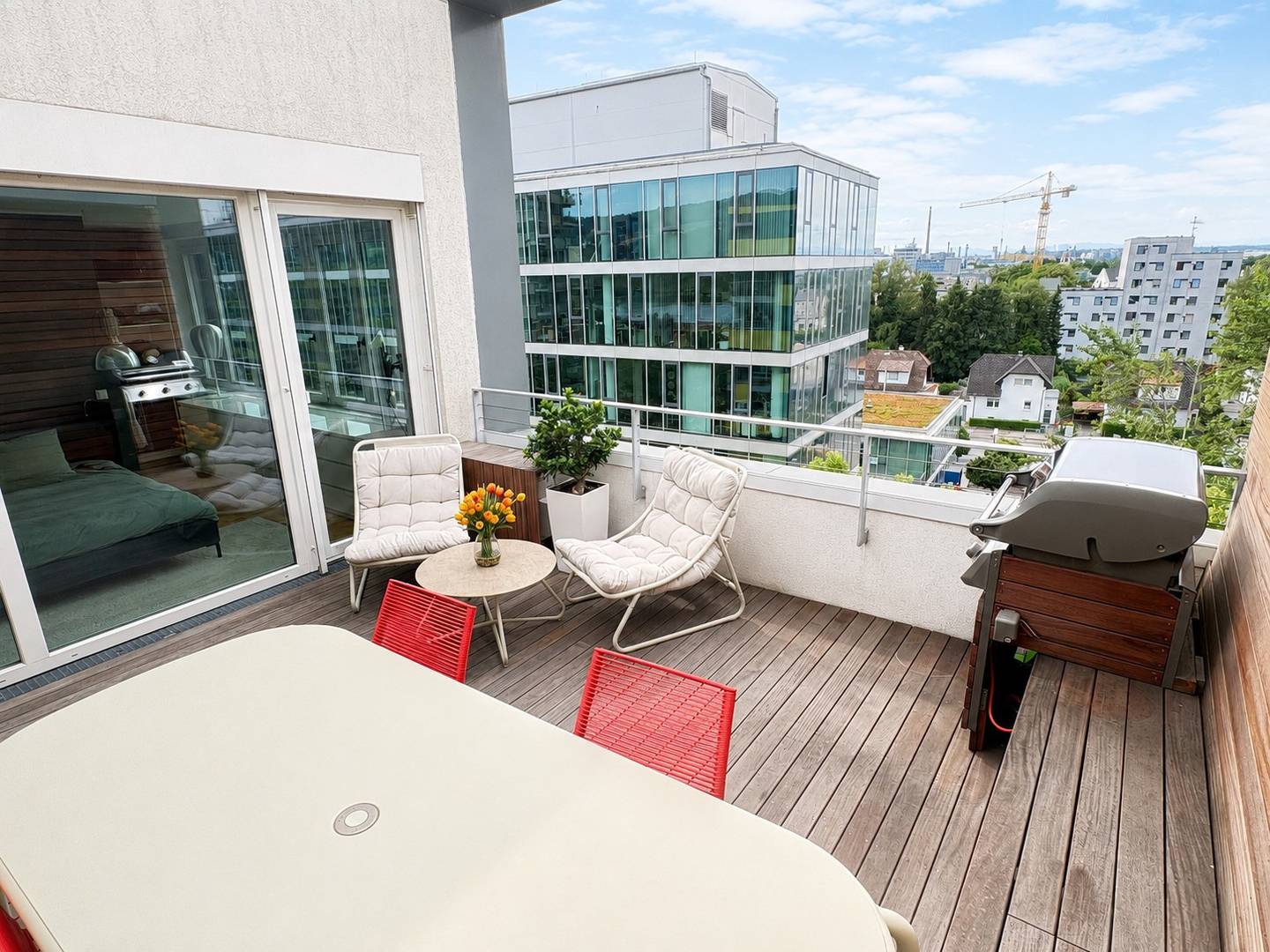 Maisonettewohnung an der Donau mit Dachterrasse