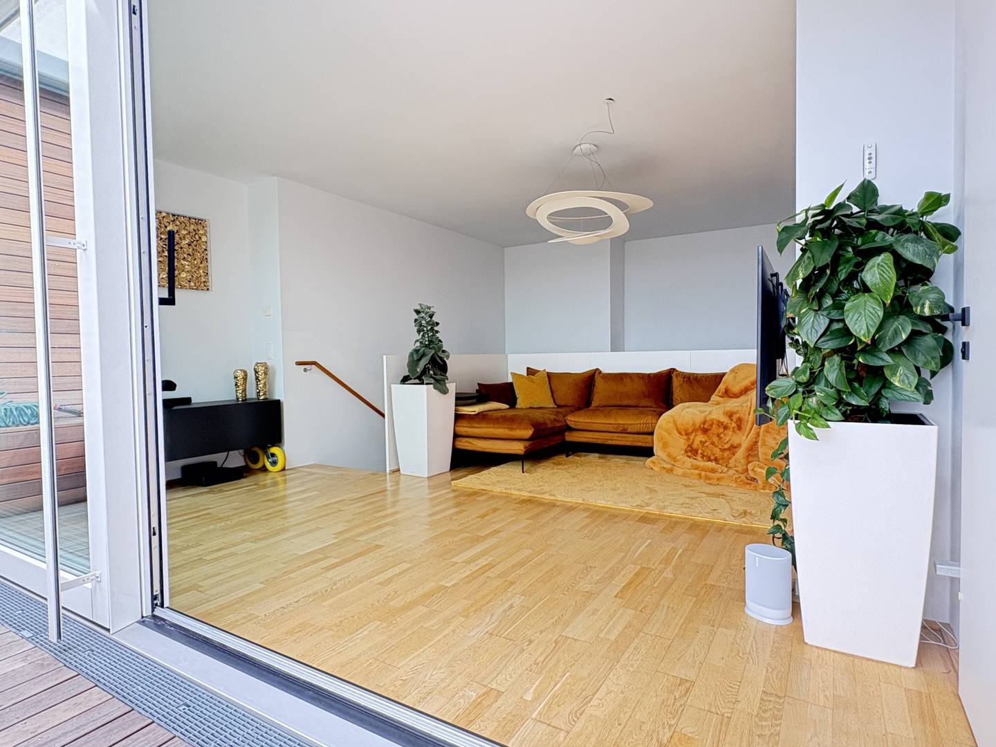 Maisonettewohnung an der Donau mit Dachterrasse