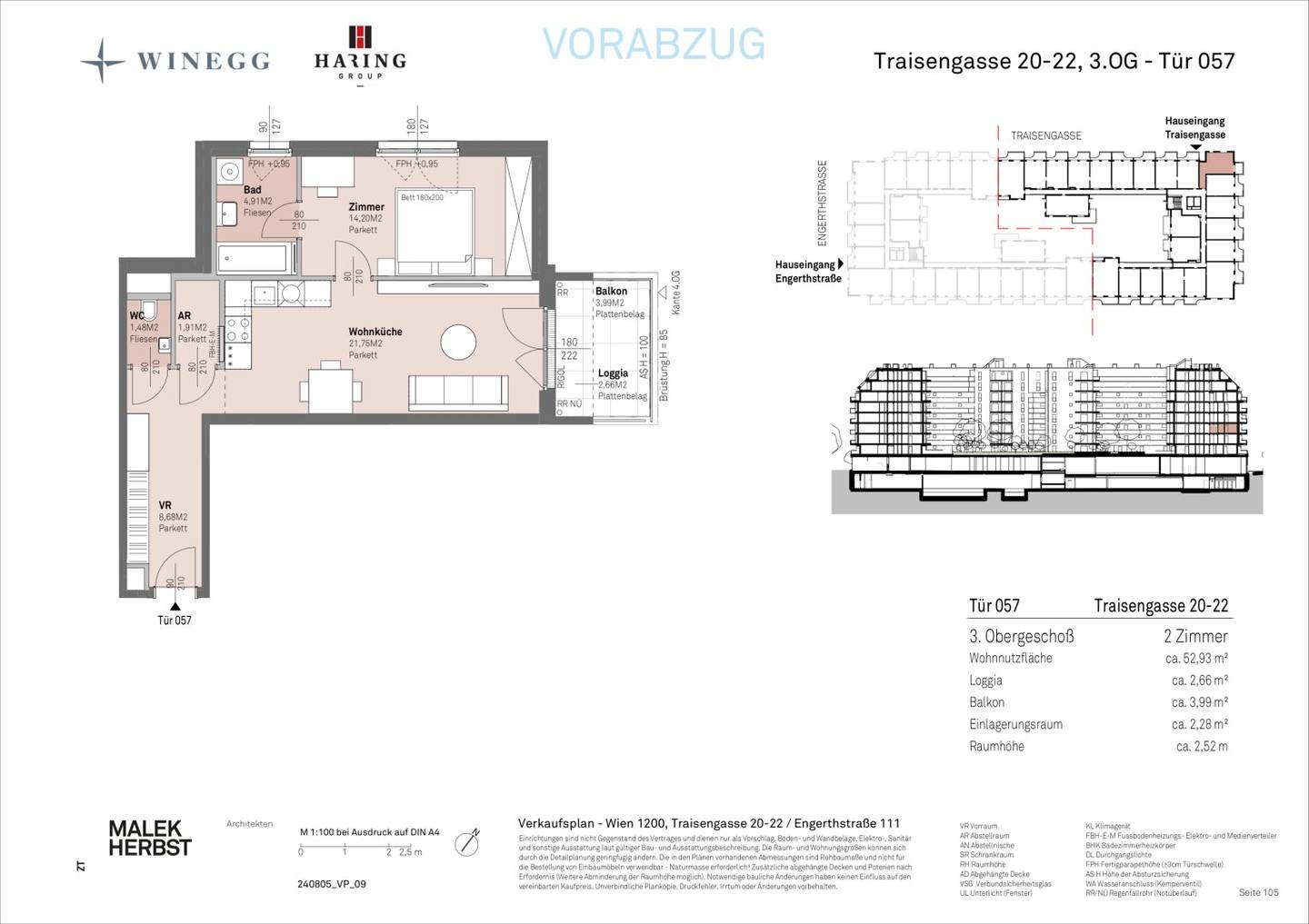 Vorsorgewohnung Erstbezug mit Donaublick und Balkon