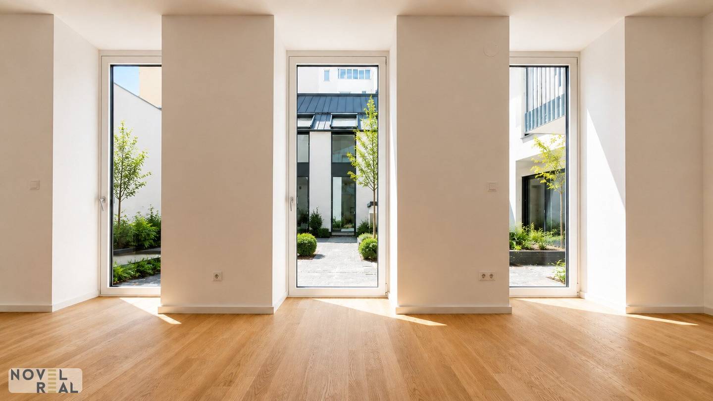 Tranquil oasis with private garden in top location near Mariahilfer Straße