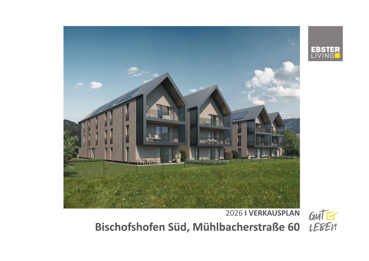 Moderne 2-Zi-Wohnung Erstbezug mit Balkon, Garage &amp; Stellplätzen in Bischofshofen!