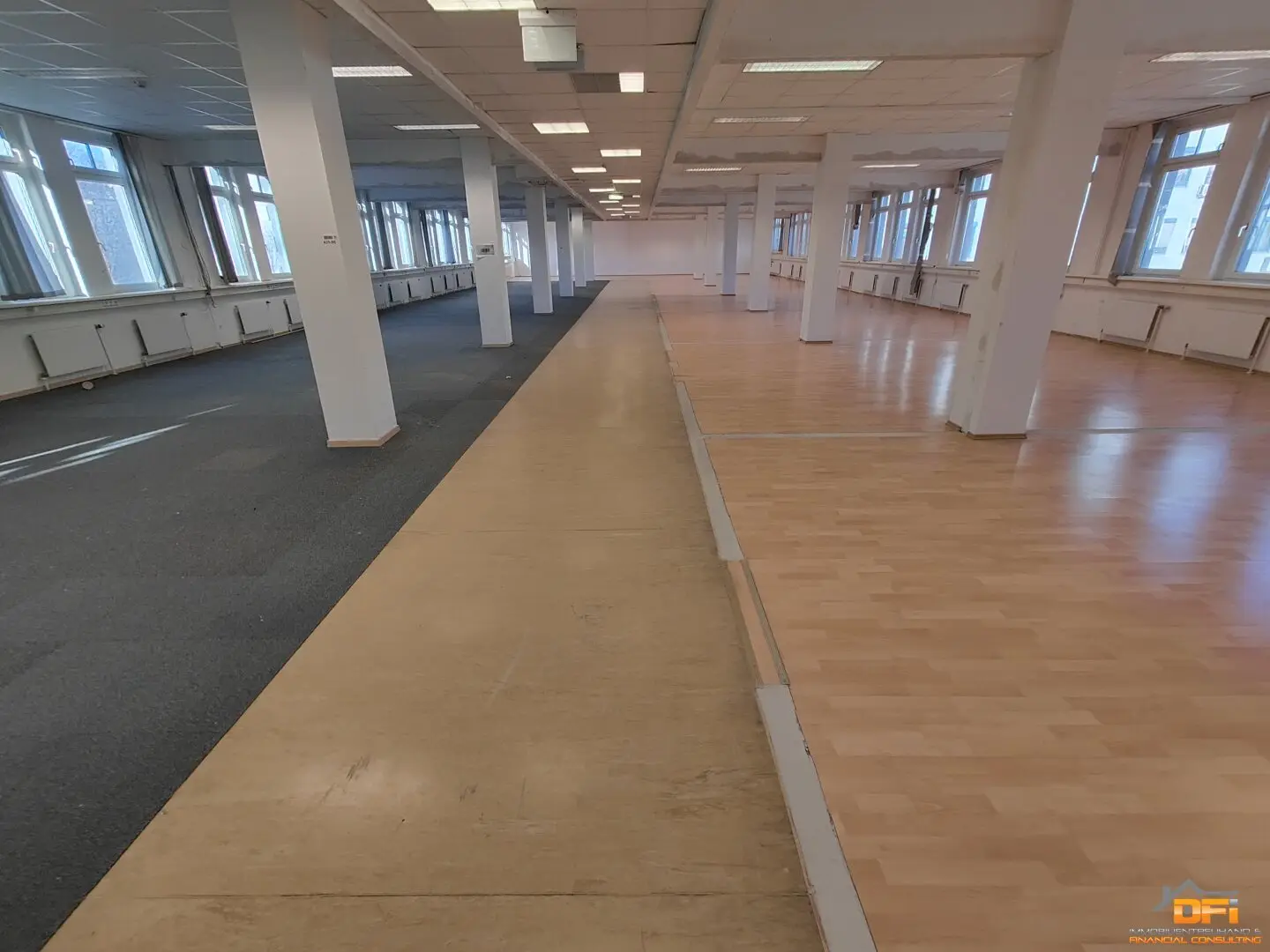 Spacious office in good location near U6 & Handelskai